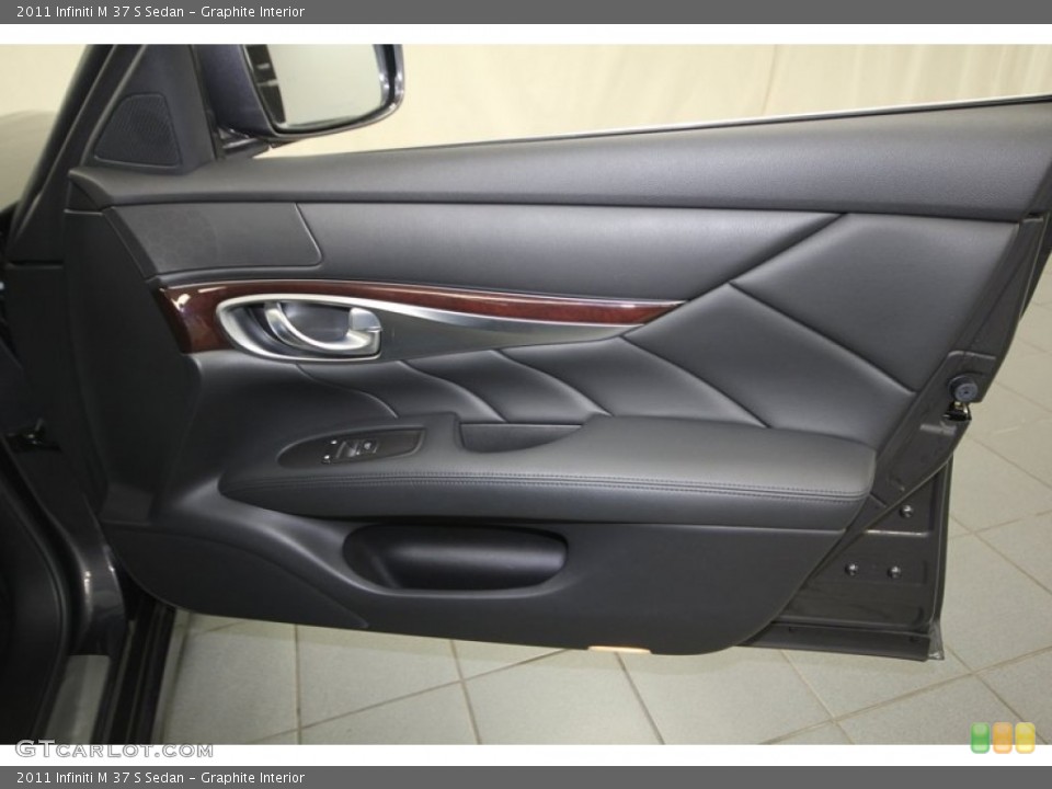 Graphite Interior Door Panel for the 2011 Infiniti M 37 S Sedan #77389613
