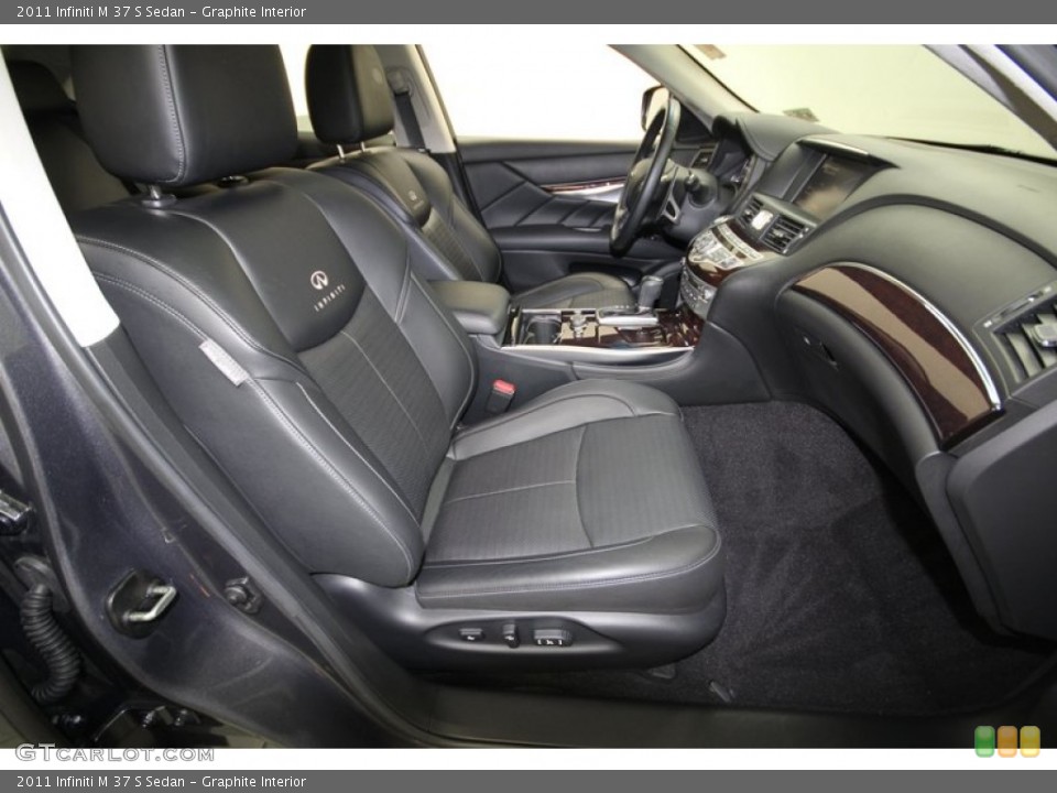 Graphite Interior Front Seat for the 2011 Infiniti M 37 S Sedan #77389649