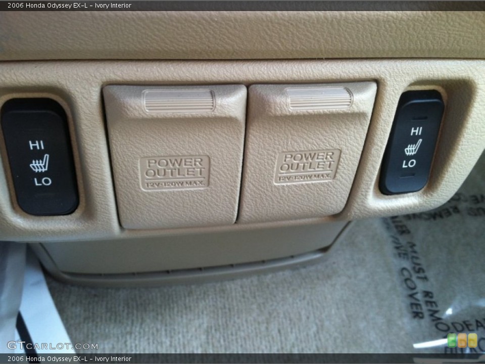 Ivory Interior Controls for the 2006 Honda Odyssey EX-L #77390214