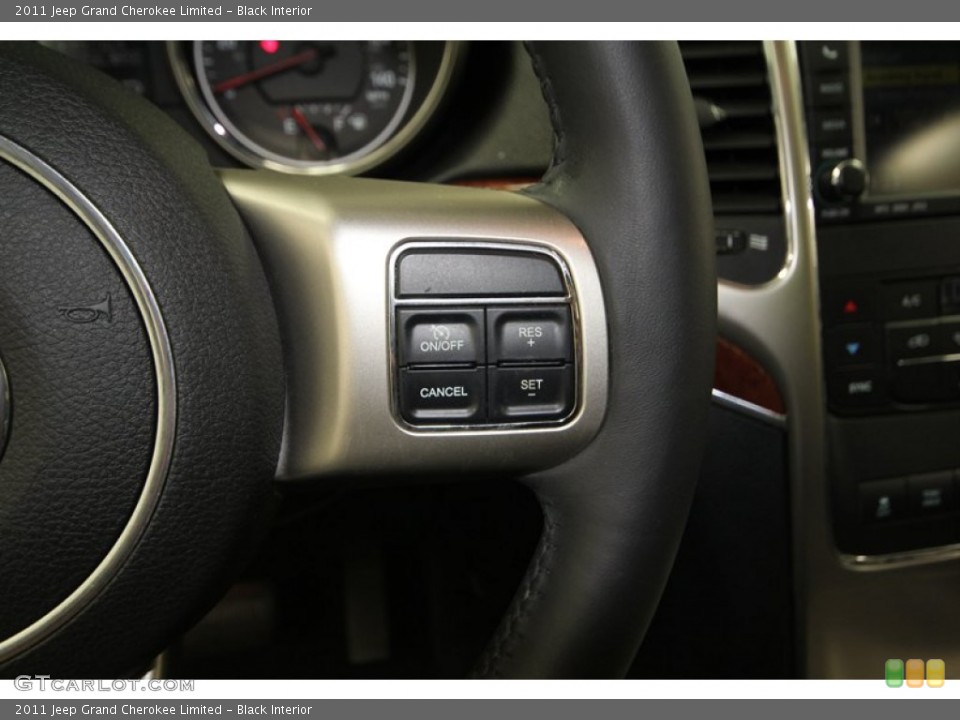Black Interior Controls for the 2011 Jeep Grand Cherokee Limited #77390220