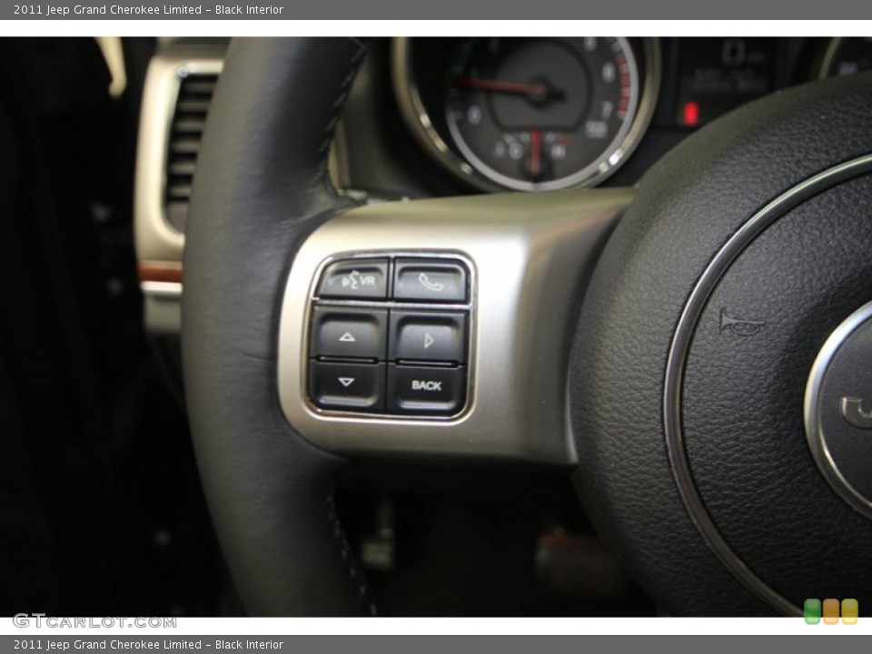 Black Interior Controls for the 2011 Jeep Grand Cherokee Limited #77390239