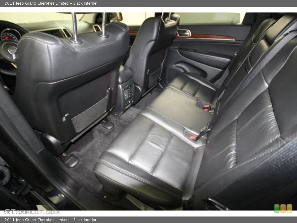 Black Interior Rear Seat for the 2011 Jeep Grand Cherokee Limited #77390256