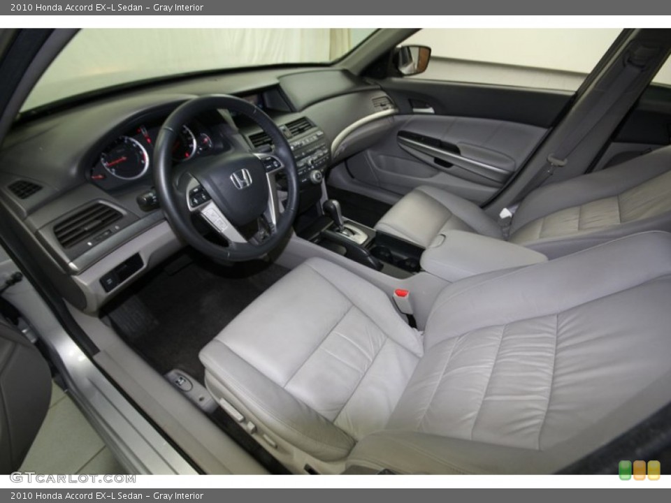 Gray Interior Prime Interior for the 2010 Honda Accord EX-L Sedan #77390685