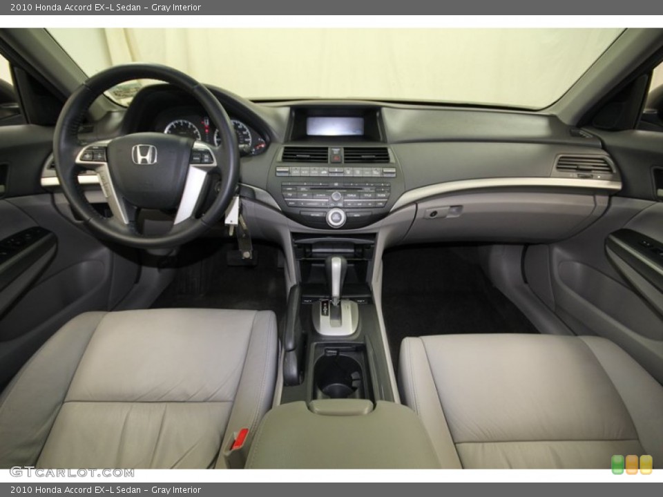 Gray Interior Dashboard for the 2010 Honda Accord EX-L Sedan #77390703