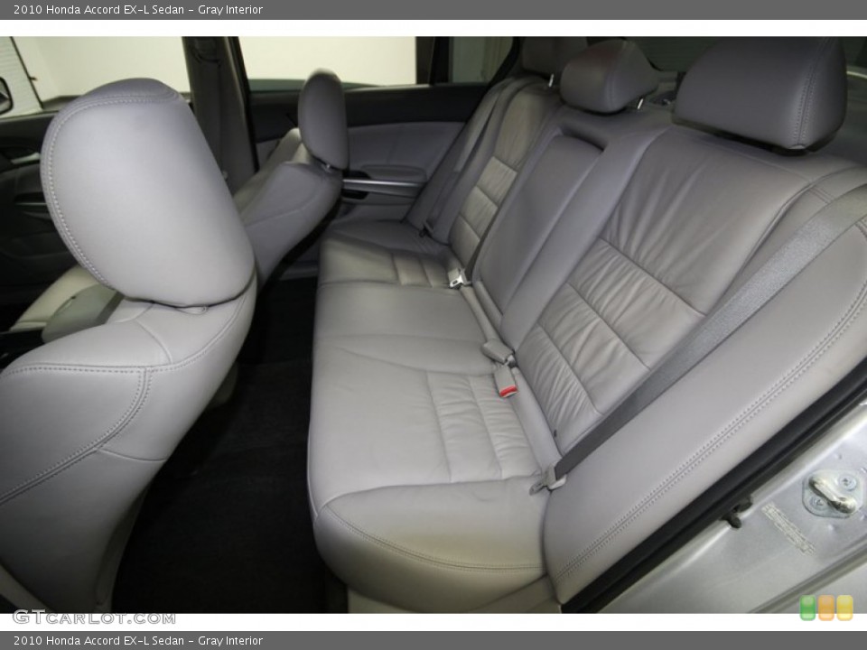 Gray Interior Rear Seat for the 2010 Honda Accord EX-L Sedan #77390863