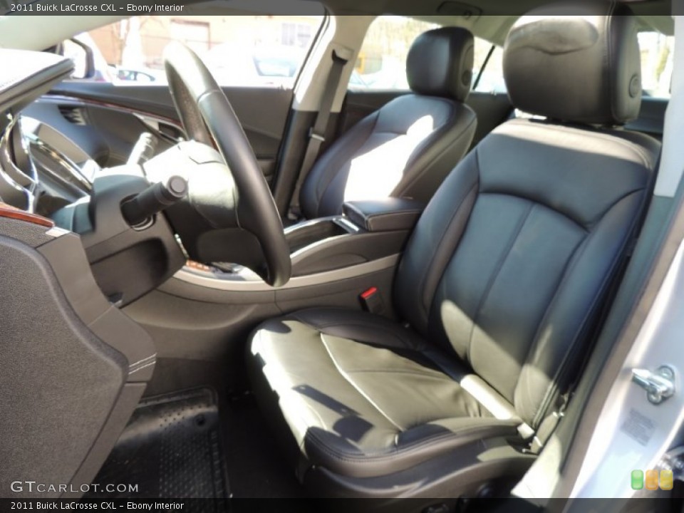 Ebony Interior Front Seat for the 2011 Buick LaCrosse CXL #77390954