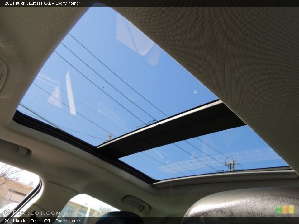 Ebony Interior Sunroof for the 2011 Buick LaCrosse CXL #77390991