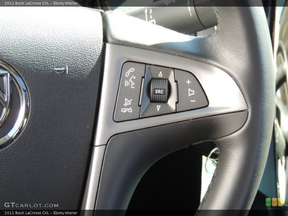 Ebony Interior Controls for the 2011 Buick LaCrosse CXL #77391108