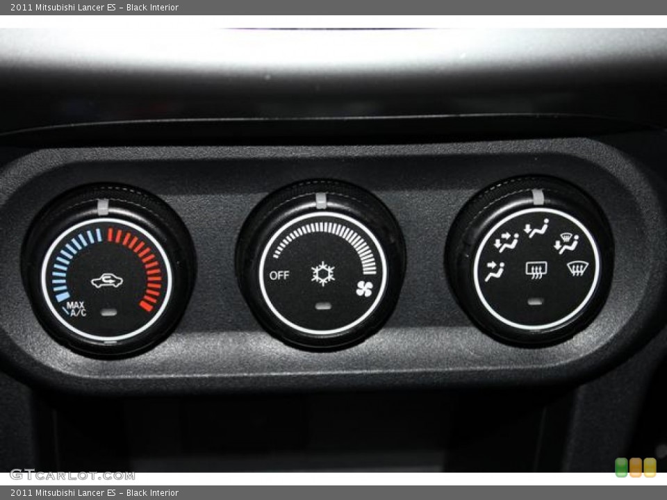Black Interior Controls for the 2011 Mitsubishi Lancer ES #77391754