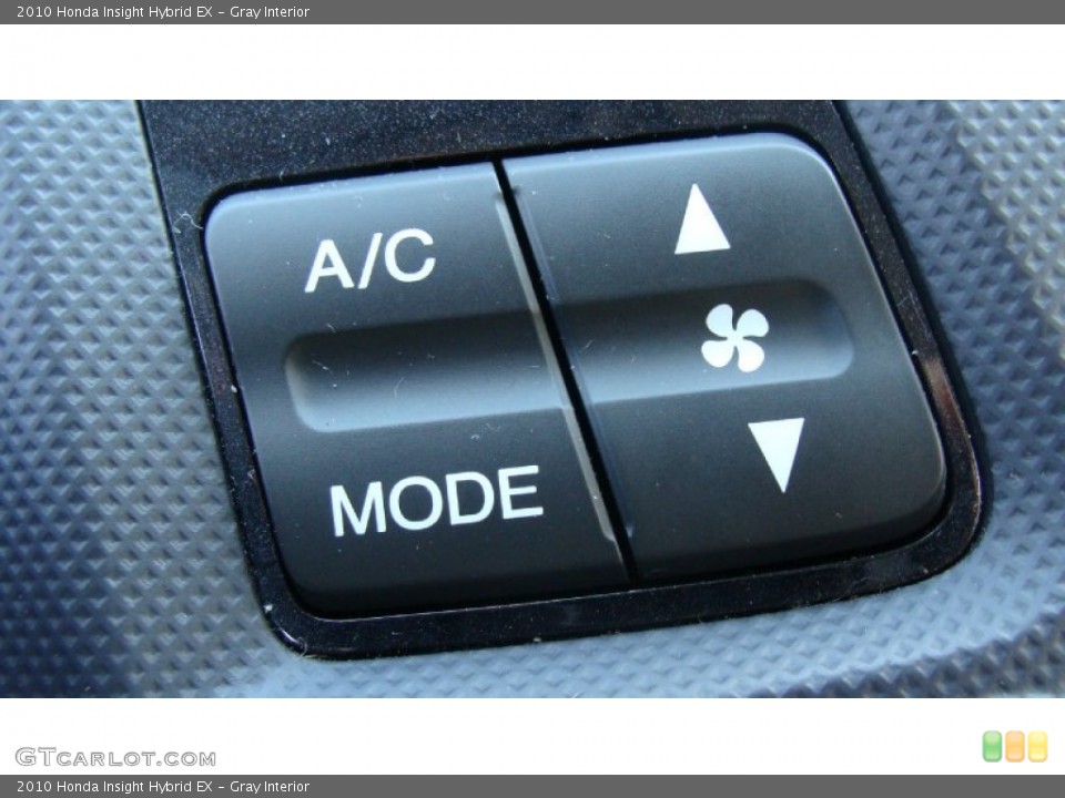 Gray Interior Controls for the 2010 Honda Insight Hybrid EX #77392054
