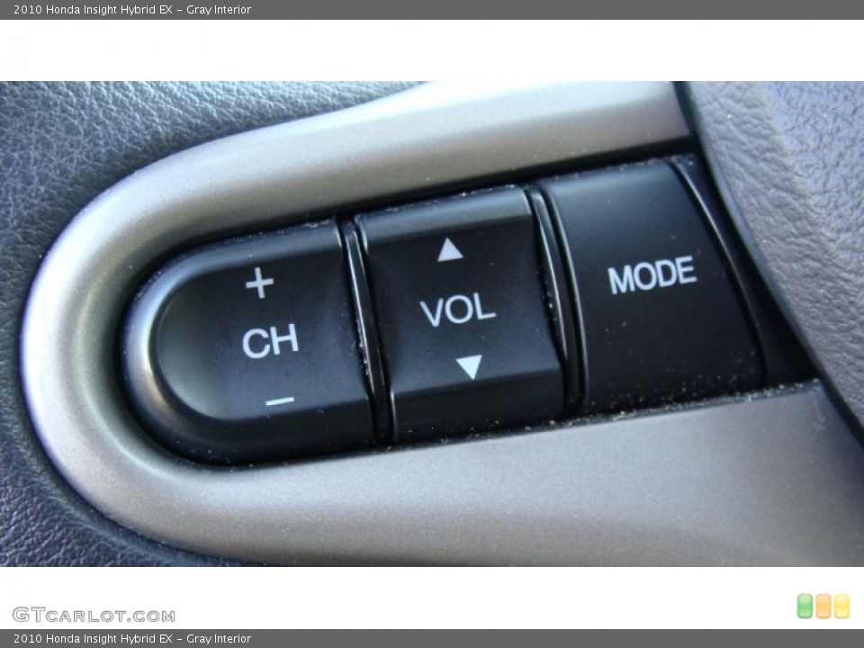 Gray Interior Controls for the 2010 Honda Insight Hybrid EX #77392077