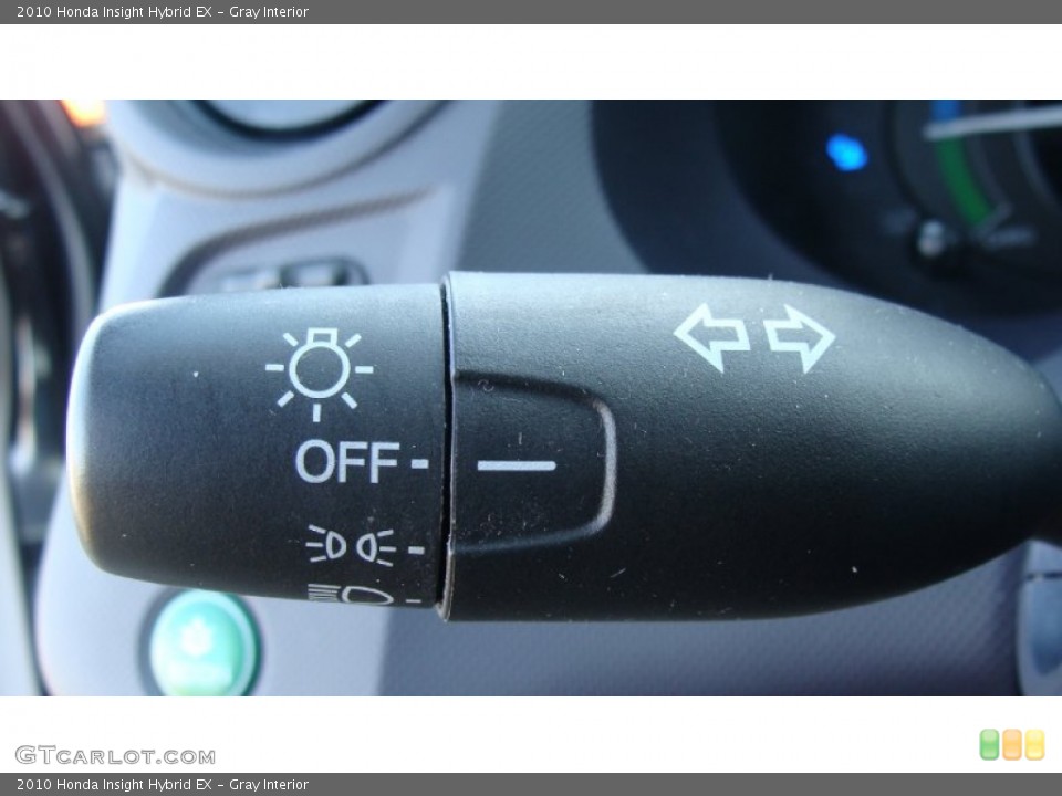 Gray Interior Controls for the 2010 Honda Insight Hybrid EX #77392101