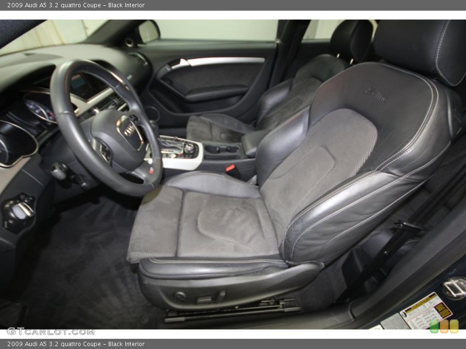 Black Interior Front Seat for the 2009 Audi A5 3.2 quattro Coupe #77392149