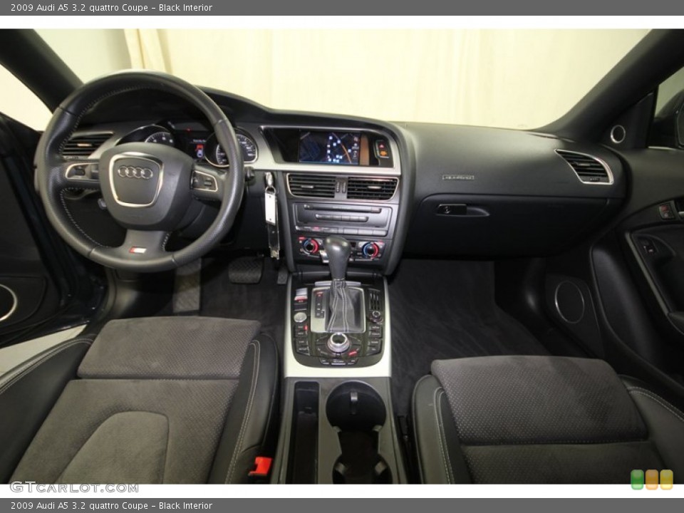 Black Interior Dashboard for the 2009 Audi A5 3.2 quattro Coupe #77392164