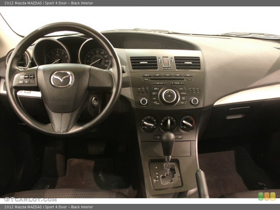 Black Interior Dashboard for the 2012 Mazda MAZDA3 i Sport 4 Door #77392550