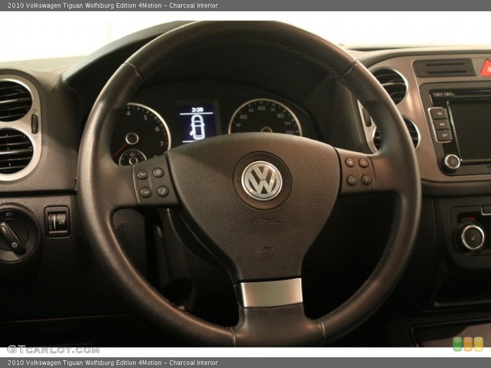 Charcoal Interior Steering Wheel for the 2010 Volkswagen Tiguan Wolfsburg Edition 4Motion #77394432