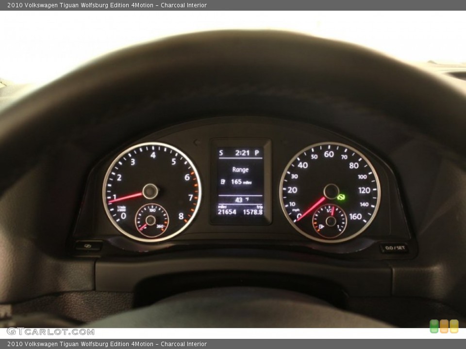 Charcoal Interior Gauges for the 2010 Volkswagen Tiguan Wolfsburg Edition 4Motion #77394436