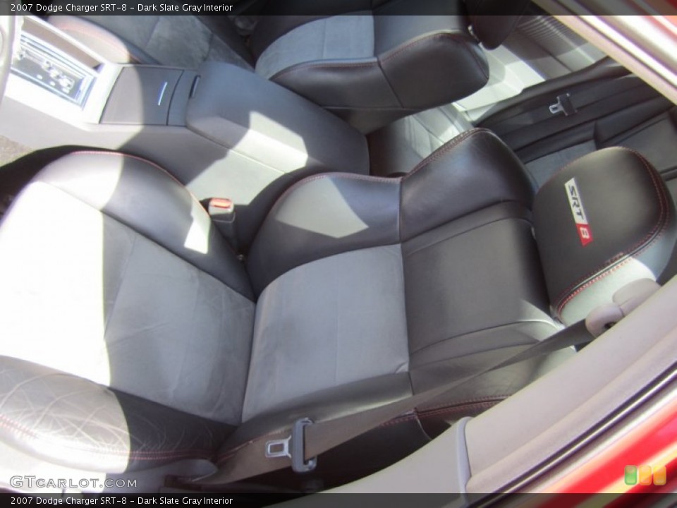 Dark Slate Gray Interior Front Seat for the 2007 Dodge Charger SRT-8 #77394825