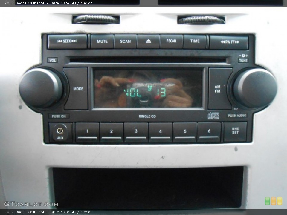 Pastel Slate Gray Interior Audio System for the 2007 Dodge Caliber SE #77394858