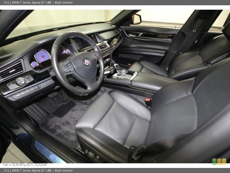 Black Interior Prime Interior for the 2011 BMW 7 Series Alpina B7 LWB #77395272