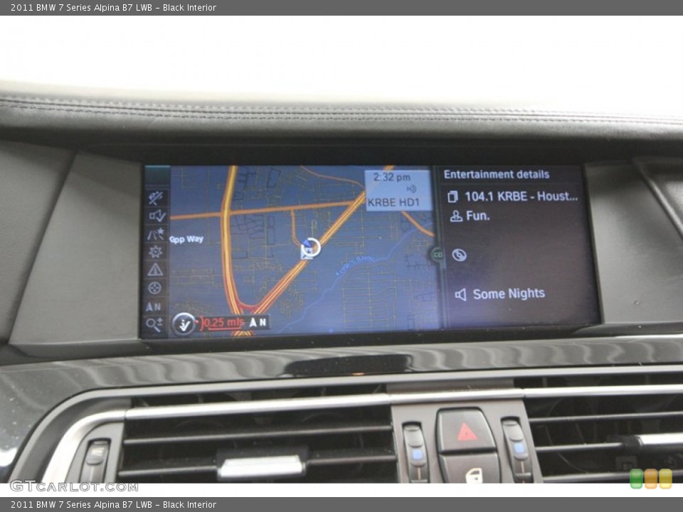 Black Interior Navigation for the 2011 BMW 7 Series Alpina B7 LWB #77395326