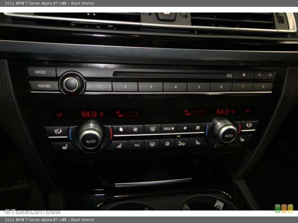 Black Interior Controls for the 2011 BMW 7 Series Alpina B7 LWB #77395332