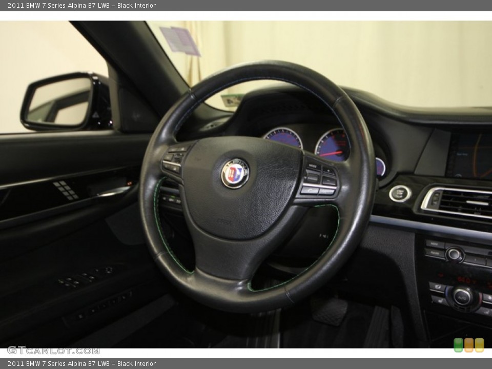 Black Interior Steering Wheel for the 2011 BMW 7 Series Alpina B7 LWB #77395404