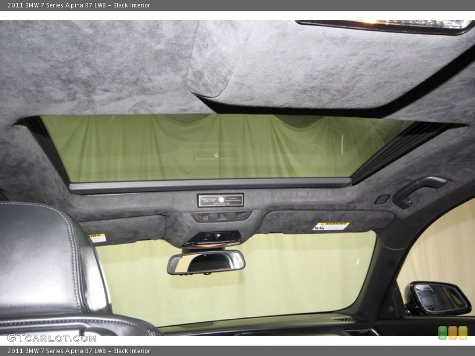 Black Interior Sunroof for the 2011 BMW 7 Series Alpina B7 LWB #77395411