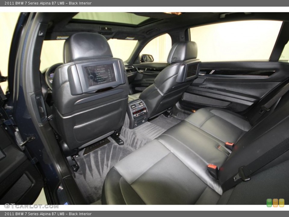 Black Interior Rear Seat for the 2011 BMW 7 Series Alpina B7 LWB #77395429