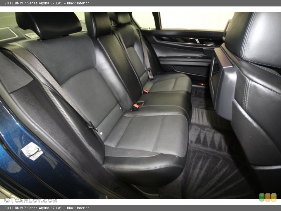 Black Interior Rear Seat for the 2011 BMW 7 Series Alpina B7 LWB #77395480