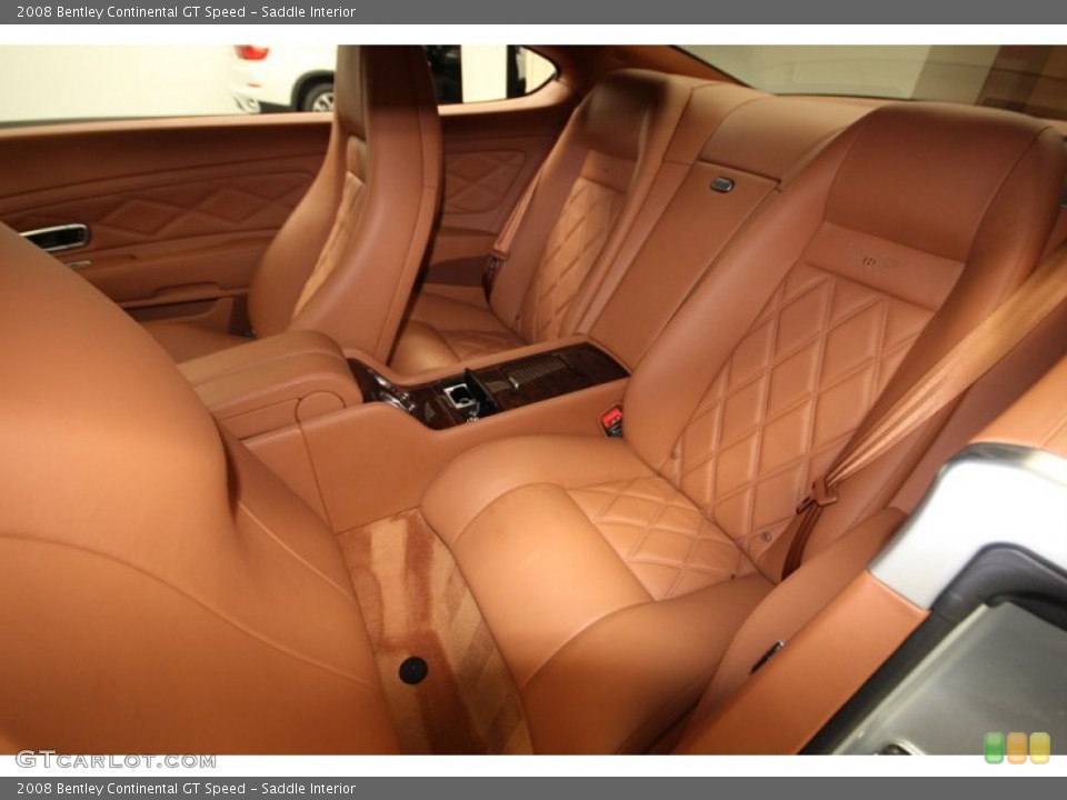 Saddle Interior Rear Seat for the 2008 Bentley Continental GT Speed #77395630