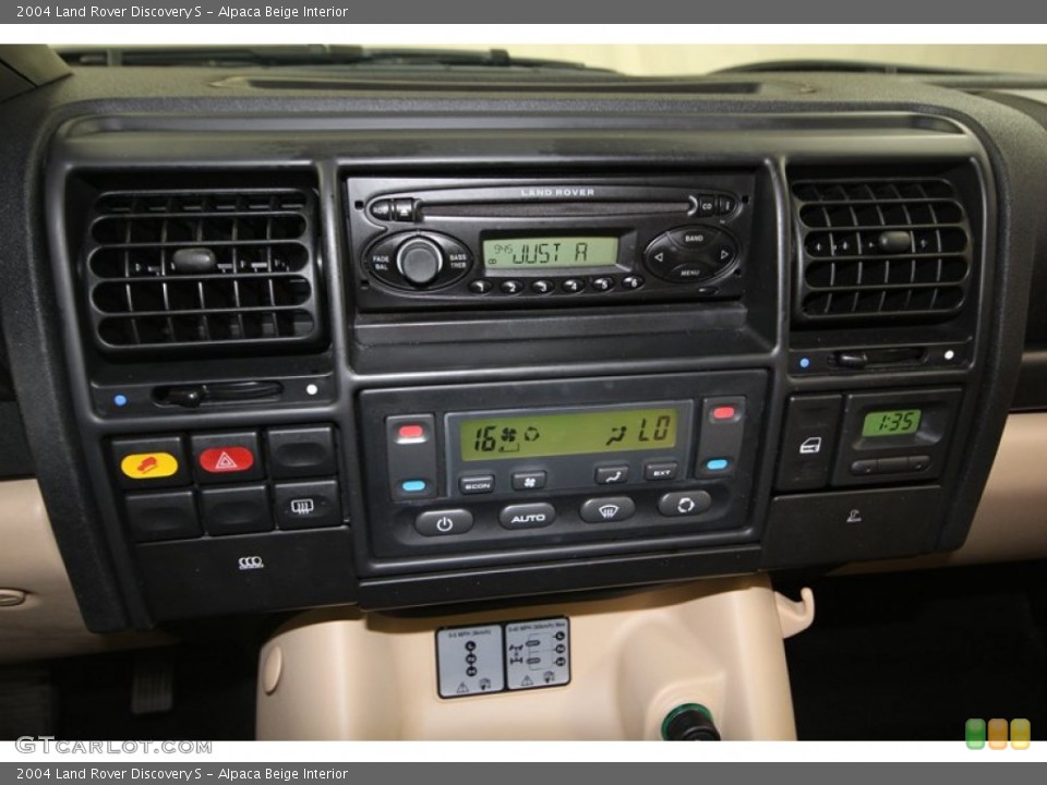 Alpaca Beige Interior Audio System for the 2004 Land Rover Discovery S #77395938