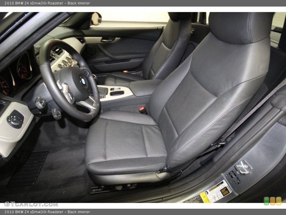 Black Interior Front Seat for the 2010 BMW Z4 sDrive30i Roadster #77396445