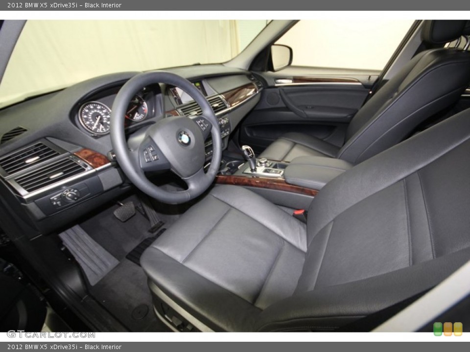 Black Interior Prime Interior for the 2012 BMW X5 xDrive35i #77396912