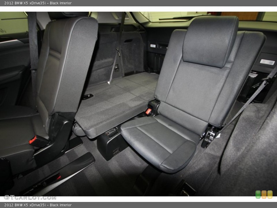 Black Interior Rear Seat for the 2012 BMW X5 xDrive35i #77396925
