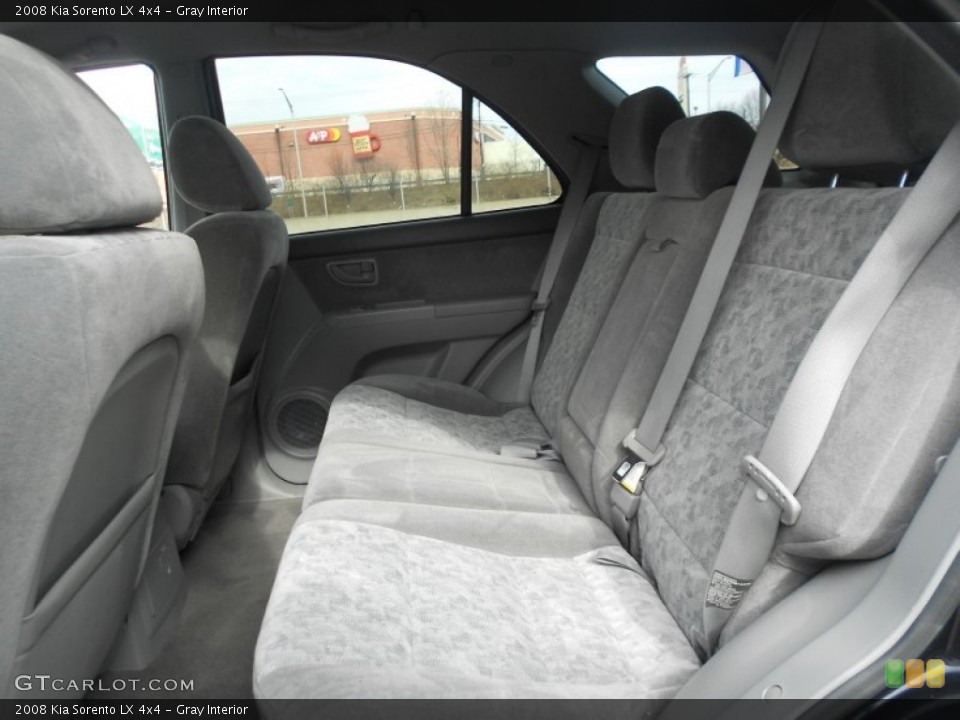 Gray Interior Rear Seat for the 2008 Kia Sorento LX 4x4 #77399646