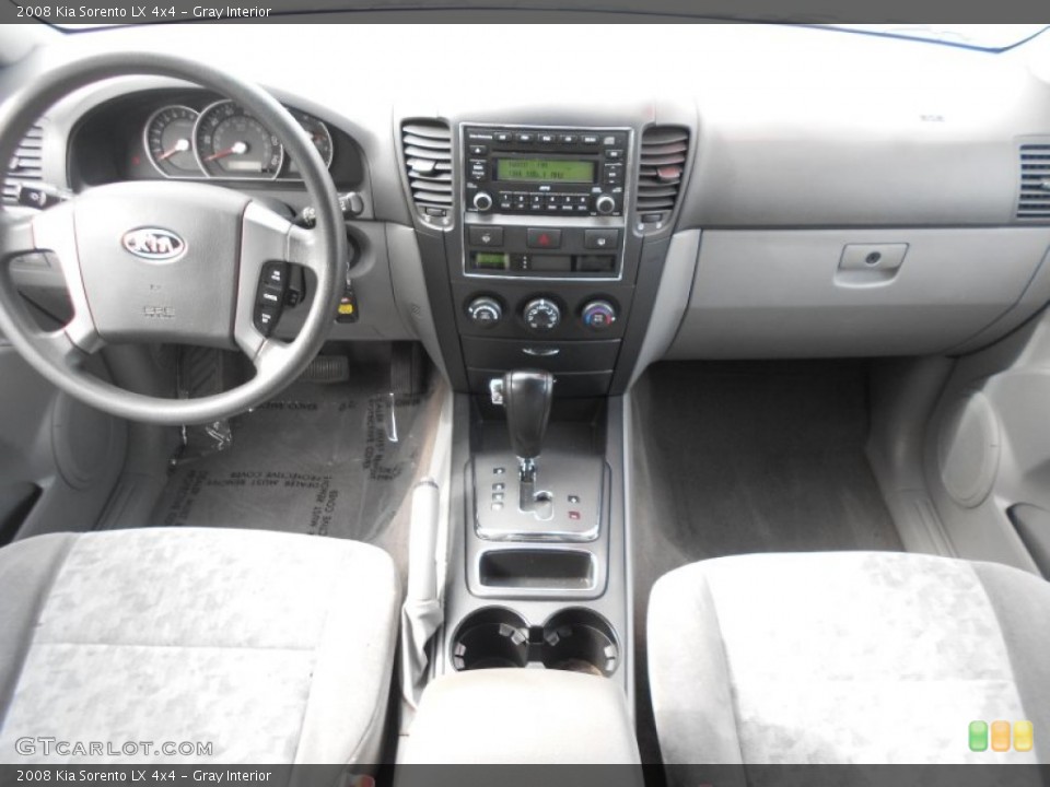 Gray Interior Dashboard for the 2008 Kia Sorento LX 4x4 #77399668