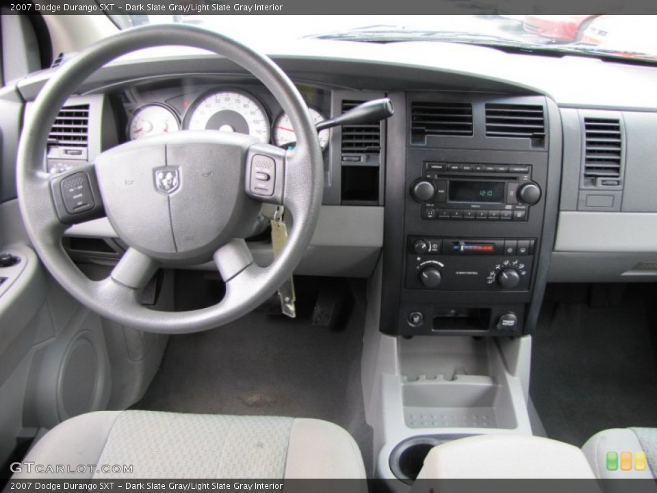 Dark Slate Gray/Light Slate Gray Interior Dashboard for the 2007 Dodge Durango SXT #77399715