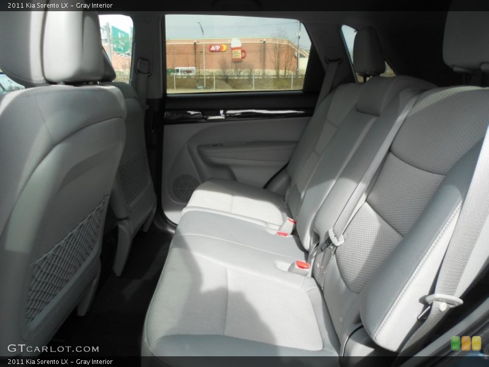 Gray Interior Rear Seat for the 2011 Kia Sorento LX #77400082