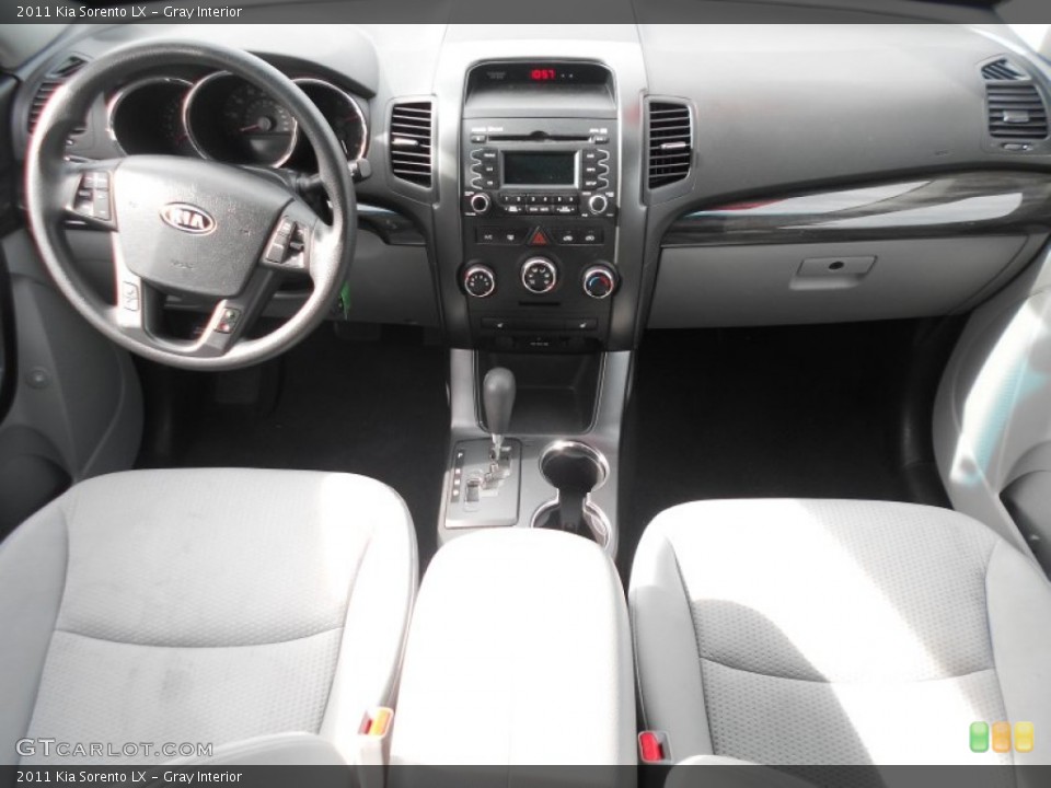 Gray Interior Dashboard for the 2011 Kia Sorento LX #77400102
