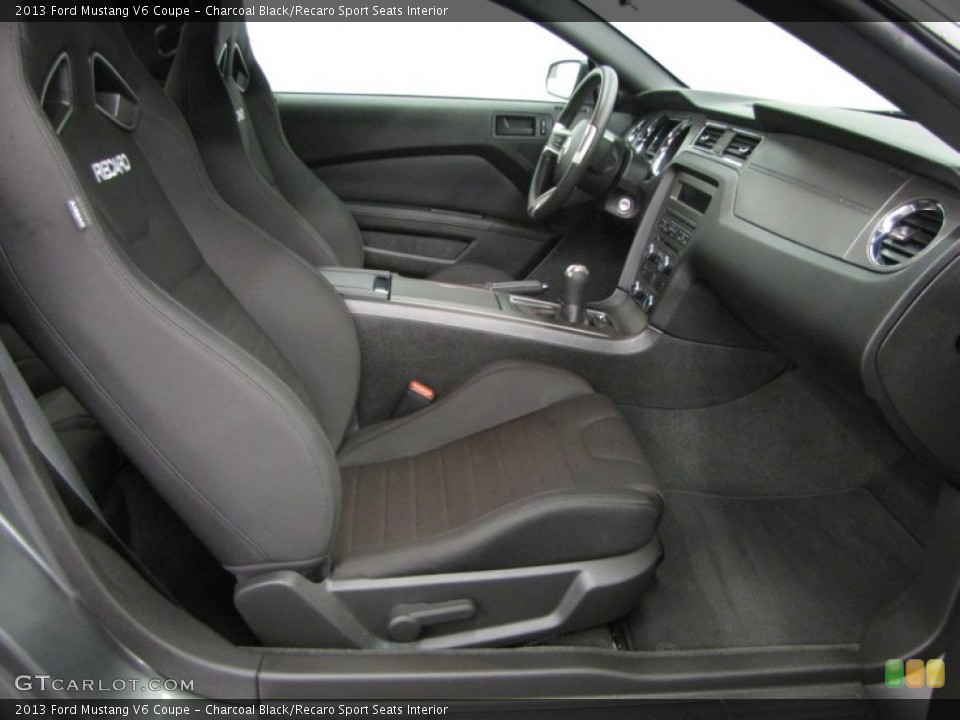 Charcoal Black/Recaro Sport Seats Interior Photo for the 2013 Ford Mustang V6 Coupe #77400207