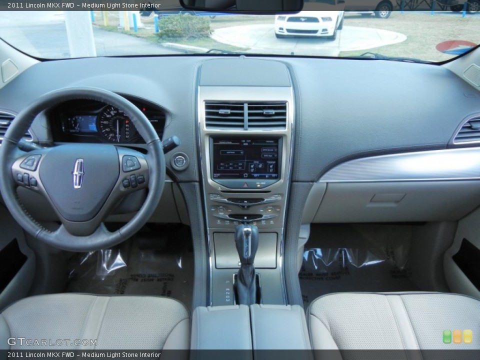 Medium Light Stone Interior Dashboard for the 2011 Lincoln MKX FWD #77401053
