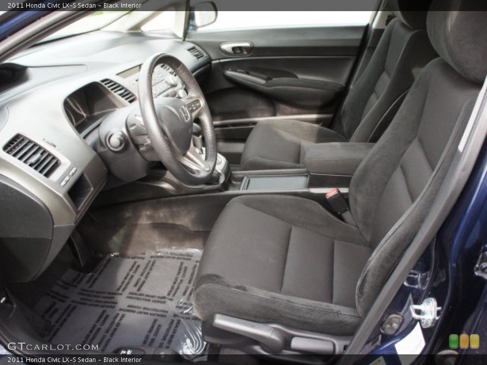 Black Interior Front Seat for the 2011 Honda Civic LX-S Sedan #77401166
