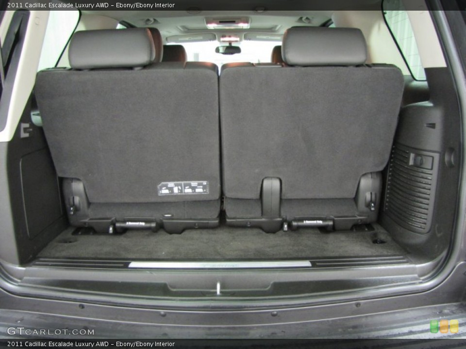 Ebony/Ebony Interior Trunk for the 2011 Cadillac Escalade Luxury AWD #77401317