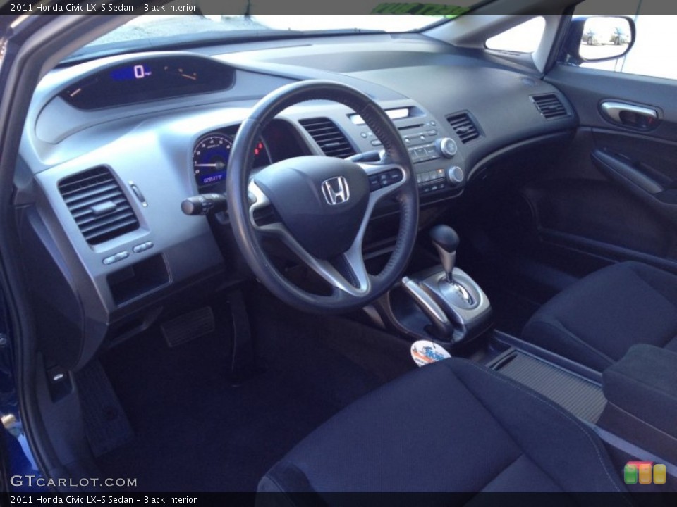 Black 2011 Honda Civic Interiors