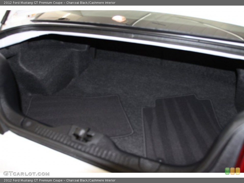 Charcoal Black/Cashmere Interior Trunk for the 2012 Ford Mustang GT Premium Coupe #77401953