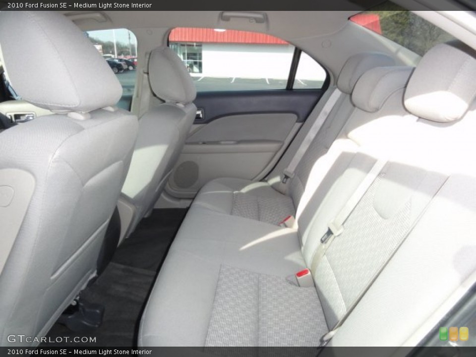 Medium Light Stone Interior Rear Seat for the 2010 Ford Fusion SE #77401987
