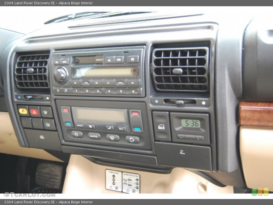 Alpaca Beige Interior Controls for the 2004 Land Rover Discovery SE #77402128