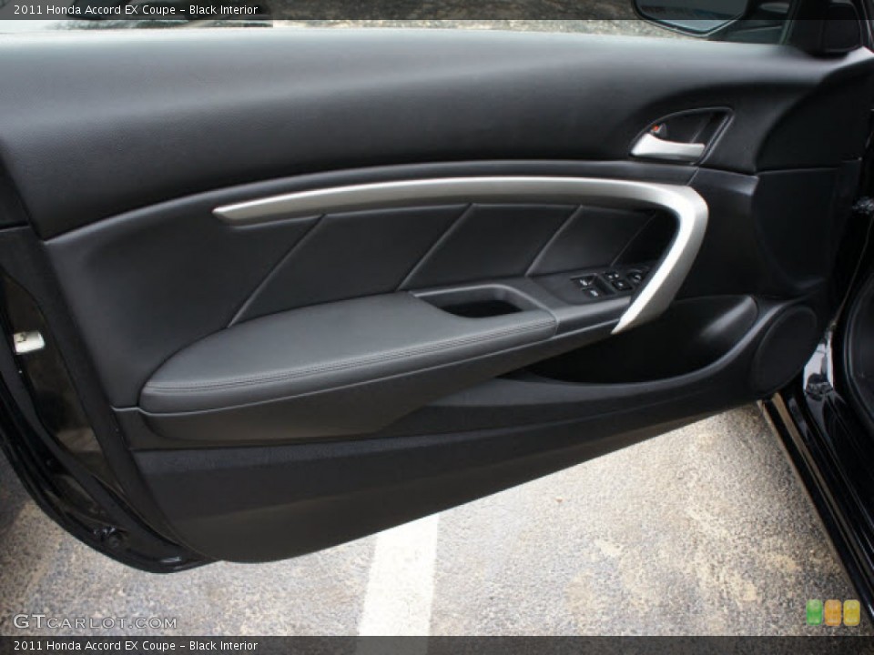 Black Interior Door Panel for the 2011 Honda Accord EX Coupe #77402306
