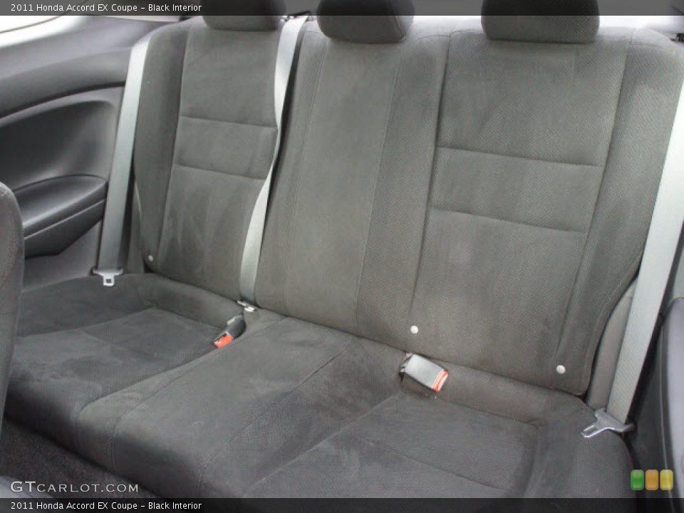 Black Interior Rear Seat for the 2011 Honda Accord EX Coupe #77402386